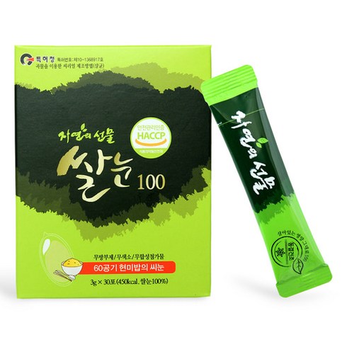 동결건조 현미 쌀눈 스틱 30포 4개 국내산 산마을, 360g, 1개