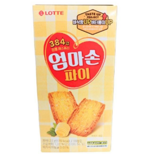 롯데제과 엄마손파이, 127g, 16개