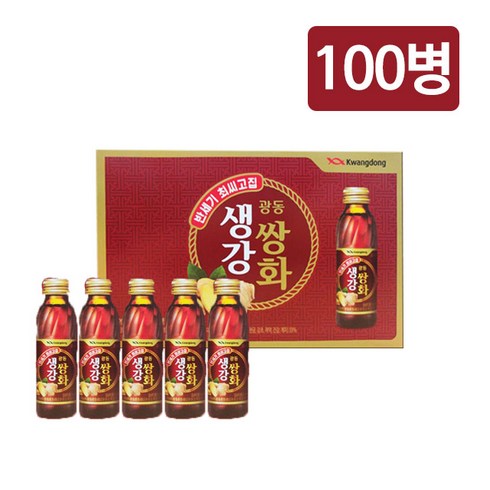 광동제약 생강쌍화, 120ml, 100개