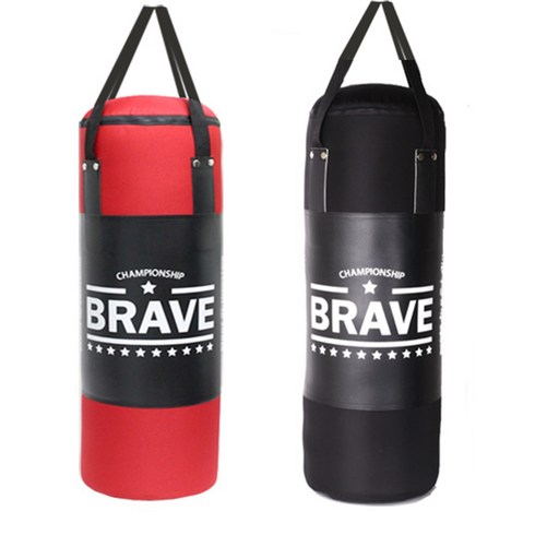 브레이브 저소음 가정용 샌드백 블랙에디션 파워 80cm 속빵빵 한국생산, 브레이브 파워 샌드백_80cm_블랙 에디션