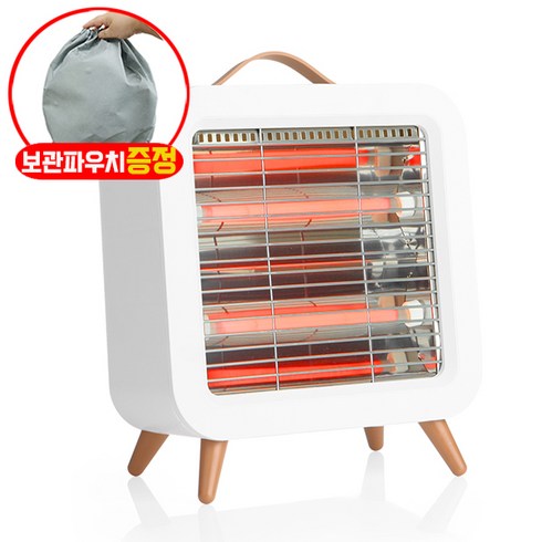2023년 가성비 최고 캠핑히터 - 미니 석영관히터 캠핑히터 400W 전기난로 차박 사무실 캠핑난로 미니난로 히터, GTH-463WT