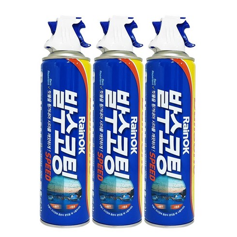 불스원 레인OK 스피드 발수코팅제, 1140ml, 380ml, 3개