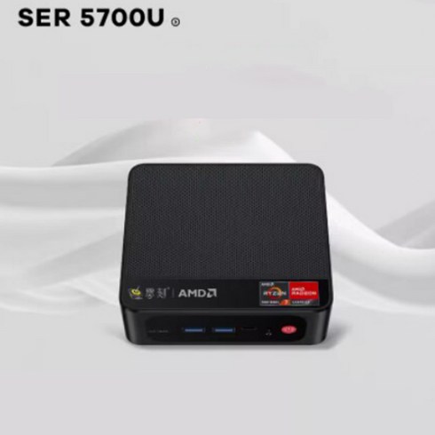 5700u - [성의샵] BEELINK SER5 Pro 5700U AMD 라이젠7 베어본 미니PC 컴퓨터본체 최신출시, 표준버전(메모리 하드디스크 미포함), 블랙, 1개