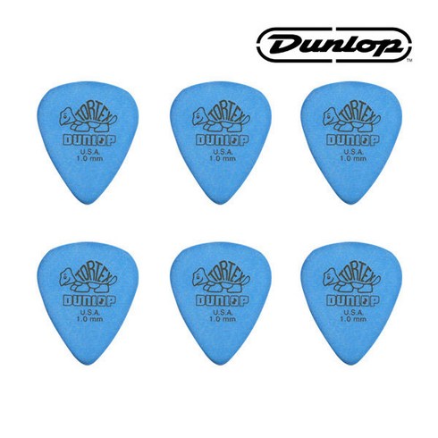 던롭아펙스인피니티4.0 - 세트(6) 던롭 피크 418R1.0 Tortex STD 1.0mm PICK, 단품, 1개