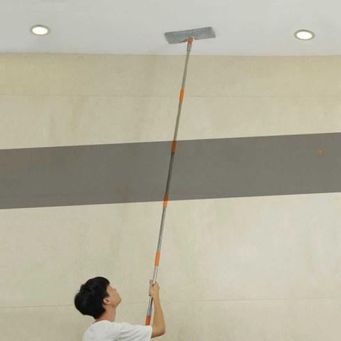 어닝 청소기 밀대 막대 스틱 물걸레 3미터 패키지, 확장1.7미터/총3개의천/3섹션로드+스크래퍼