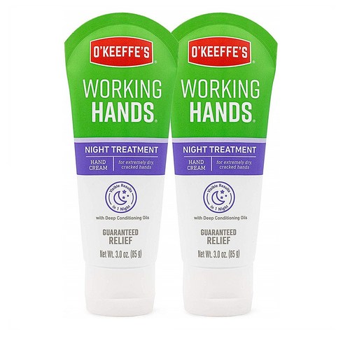 OKeeffes Working Hands Night Treatment Hand Cream 오킵스 워킹핸즈 나이트 트리트먼트 핸드크림 85g 2팩