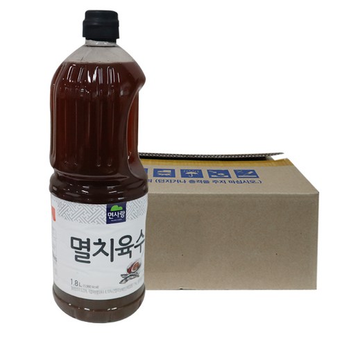 면사랑 멸치육수 1.8L, 6개