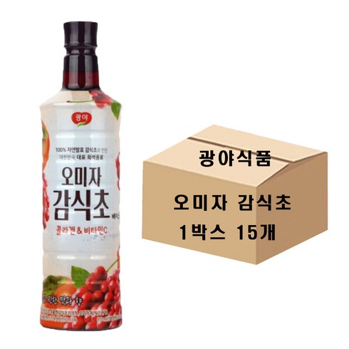 광야 오미자감식초 베이스 970ml 15개