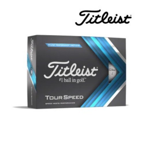 타이틀리스트 정품 투어 스피드 Tour Speed 골프공, White, 12개입, 1개