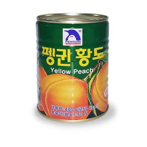 펭귄 황도 400g x10캔 / 복숭아 백도 파인애플 칵테일, 10개