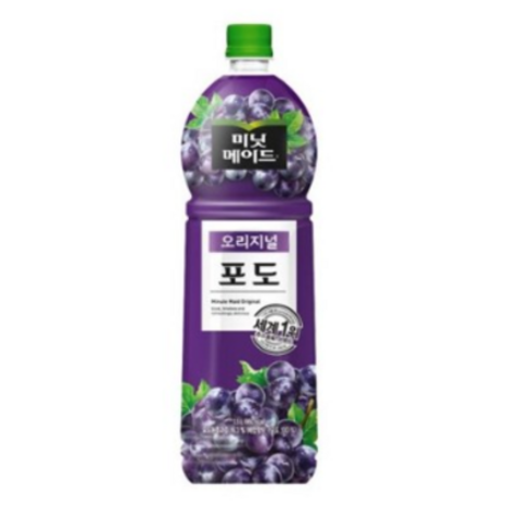 미닛메이드 포도주스, 1.5L, 12개