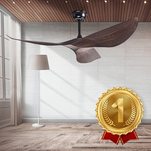 2023년 가성비 최고 거실팬 - 거실실링팬 천정 천장 선풍기 조명 실링팬, C, 월넛
