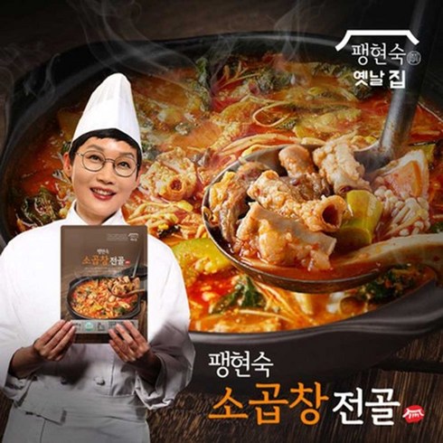 팽현숙의 옛날 소곱창전골 7팩우동사리 2팩 - 팽현숙 소곱창전골 600gX4팩, 600g, 4개