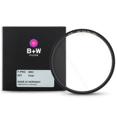 2023년 가성비 최고 렌즈필터 - 슈나이더 B+W F-PRO 007 MRC Clear 필터 67mm