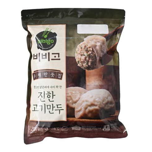 비비고 수제 고기만두 1.2kg, 1개