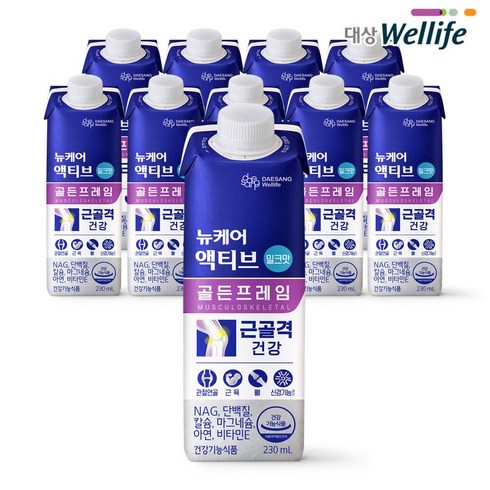 뉴케어 액티브 골든프레임 곡물맛 230ml x 10팩, 10개