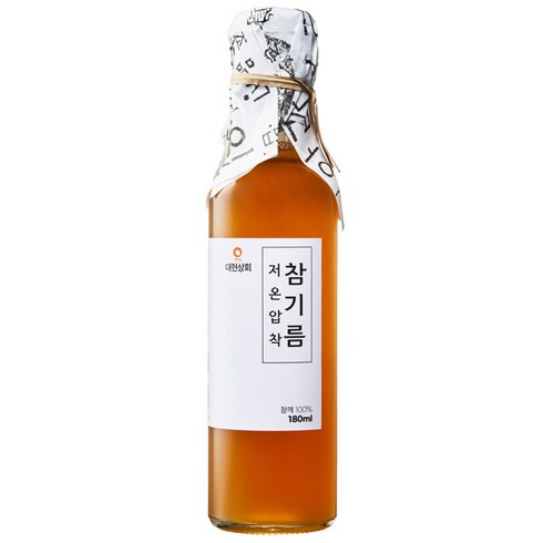 대현상회 저온압착 참기름, 1개, 180ml