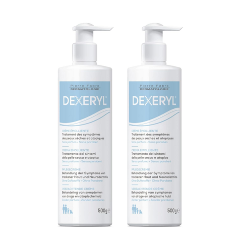 덱세릴 크림 500ml 2개 건성피부 민감성피부, 0.5l