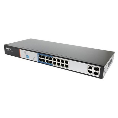 리버네트워크 NEXI(넥시) NX-POE-1016 NX1005 스위칭허브 (20포트 100Mbps POE)