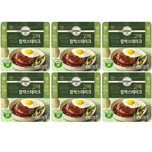 고메 고메함박스테이크, 152g, 6개