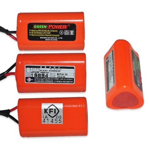 유도등 배터리 DC 3.6V DC 7.2V 소방용 예비전원 밧데리, WG2. DC 3.6V 400mAh, 1개