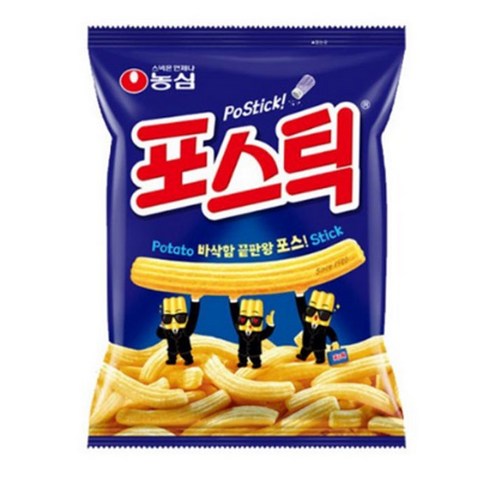 농심 포스틱 과자, 12개, 30g