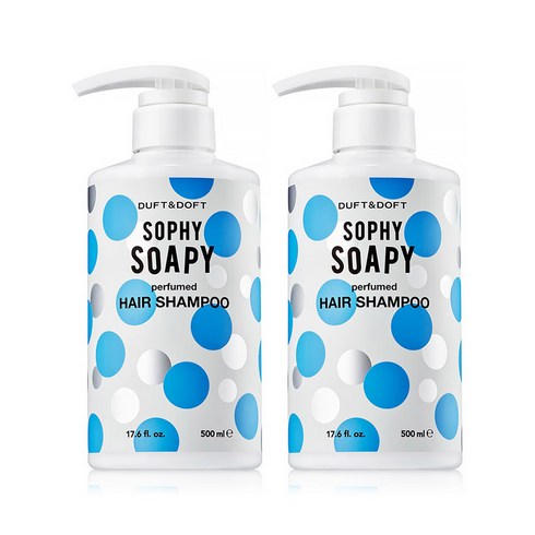  소피소피 올인원 세트 - 더프트앤도프트 퍼퓸드 샴푸 소피소피, 500ml, 2개