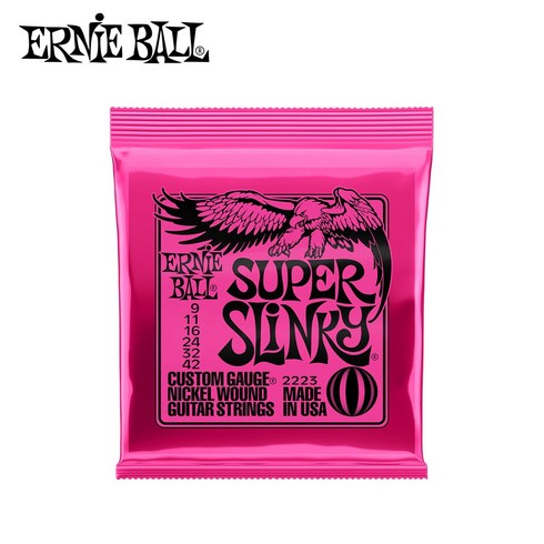 어니볼010 - ERNIEBALL 어니볼 일렉기타 기타줄 일렉 스트링 009(9-42), 1개