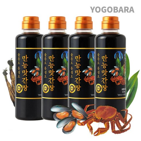 울릉도 홍성호의 만능맛간장 조림 볶음 찜 탕 홍게 홍합 홍가네 만능간장 1세트 2세트, 8개