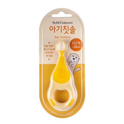 [마이비][마이비]아기칫솔 1단계 / 치발기, 1개