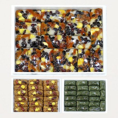 [약손떡방] 영양찰떡 식사대용 인절미 찹쌀떡 쑥떡 약밥 영양떡 팥시루, 1박스, 800g, 모듬찰떡