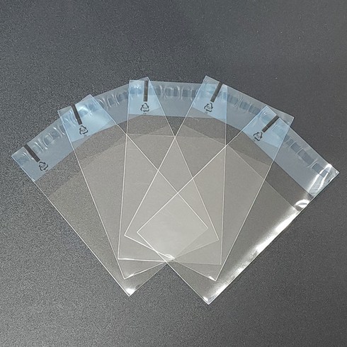다팩몰 투명 OPP 봉투 접착식 분리배출마크 인쇄, 200장