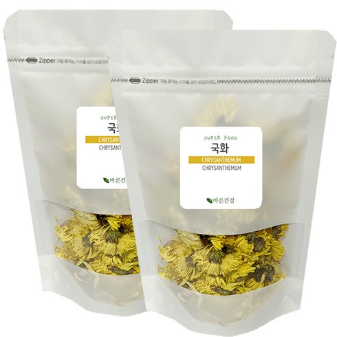 자연그대로 100% 은은한향의 국화차 감국차 지퍼백, 500g, 1개입, 2개