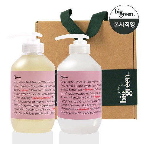 빅그린임산부샴푸 - [선물세트]빅그린 임산부 샴푸 500ml+임산부트리트먼트500ml, 1개