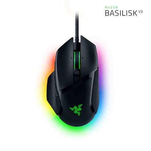 바질리스크 - 레이저코리아 Razer Basilisk V3 바실리스크 V3, RZ01-04000100-R3M1/블랙