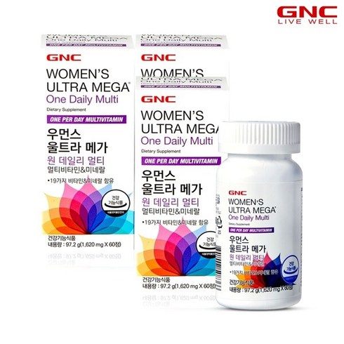 2024년 가성비 최고 GNC선물세트 - GNC [GNC] 우먼스 원 데일리 멀티비타민 3개 선물세트_30330