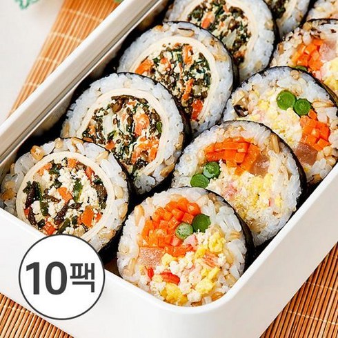 랠리 곤약김밥 세트 10팩 20팩 택1, 10팩(땡초5+양배추5)