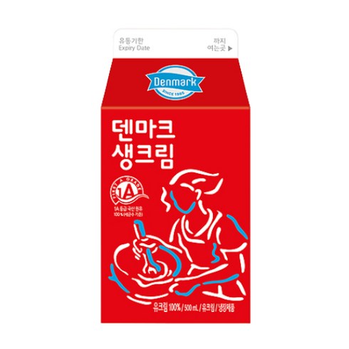 동원 덴마크 생크림 500ml (동물성), 1개