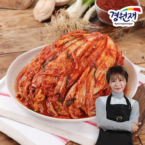 맛있는김치 - 경원재 [경원재] 진미령의 국내산 농산물로 만든 포기김치 3kg, 1개