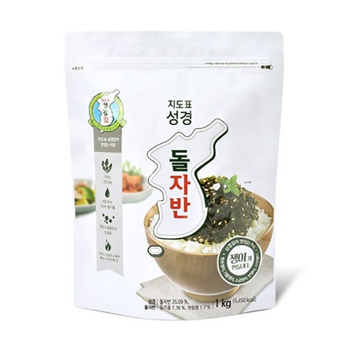 성경 김자반 - 성경식품 지도표 성경 돌자반, 1kg, 1개
