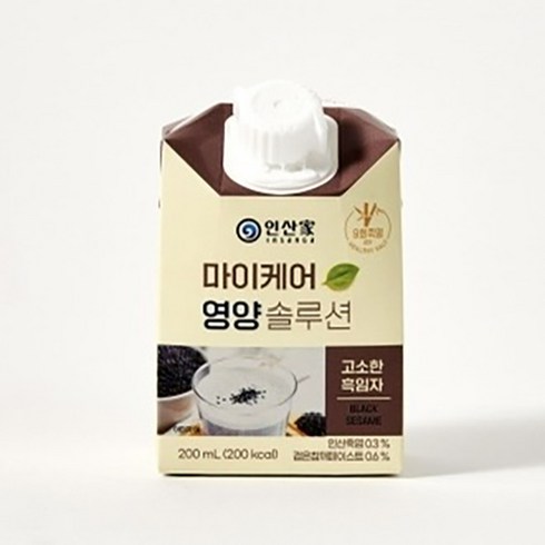 인산가 마이케어 영양 솔루션 200ml 24개 고소한흑임자맛, 240ml