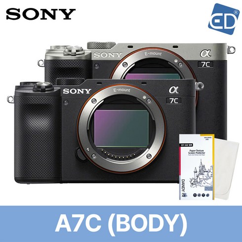 소니a7c - [소니정품] A7C/ 풀 프레임 미러리스카메라 +액정필름 + 포켓융 / ILCE-7C /ED, 02 소니 A7C-블랙