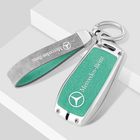 벤츠 차키케이스 자동차키커버 밴츠 키홀더, 01.벤츠 그린-(A)-케이스