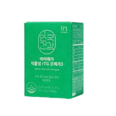 [안국건강] 아이메가 식물성 rTG 오메가3 60캡슐 6박스(6개월분), 60개