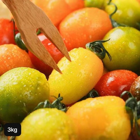 정직한농장 컬러대추 방울 토마토 3kg - 정직한농장 컬러대추 방울 토마토 3kg, 단일옵션