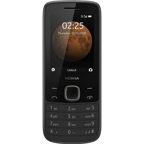 노키아 Nokia 225 4G 핸드폰 블랙