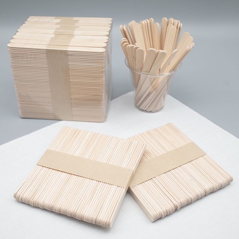 2023년 가성비 최고 아이스크림막대 - 맘앤팩 나무스틱, 500개입, 500개