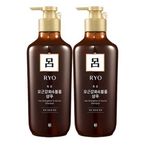 려 흑운 모근강화 볼륨케어 샴푸, 500ml, 2개