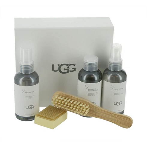 UGG 어그 케어 키트 방수 스프레이 슈즈 클리너, 1개, 기본