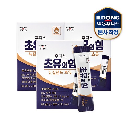 초유 - 후디스 초유의힘, 60g, 3개